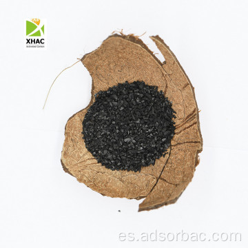 Concha de coco activada carbono para minería de oro